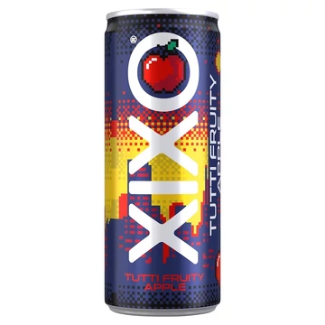 XIXO alma-tuttifruttiízű koffeinmentes szénsavas üdítőital hozzáadott vitaminokkal 250 ml