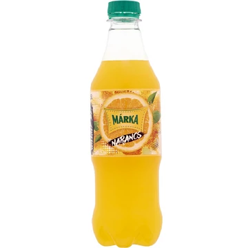 Márka narancs szénsavas üdítőital cukorral és édesítőszerrel 0,5L