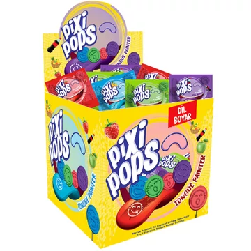 Pixipops nyelvfestős nyalóka 4 ízben 150x6,2g