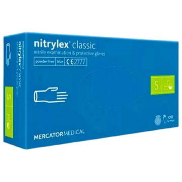 Nitril kesztyű púdermentes S 100 db