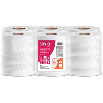 Sovio Ipari Toalettpapír 19cm 12 tekercs 2 rétegű 95m