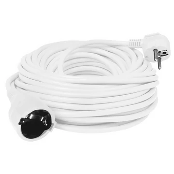 Hosszabbító 3*1,5 mm 20 M NV2-20/WH/1,5 - fehér