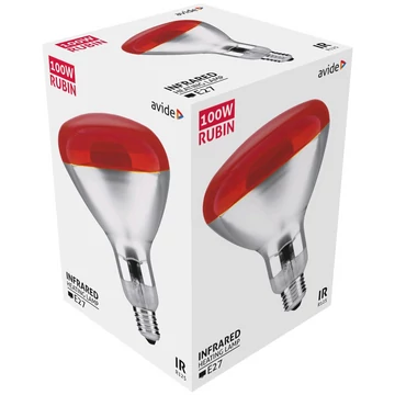 Avide Infra izzó R125 100W E27 5000h - Rubin
