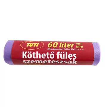 Tuti köthető szemeteszsák 60L kiszerelésben 60x75cm