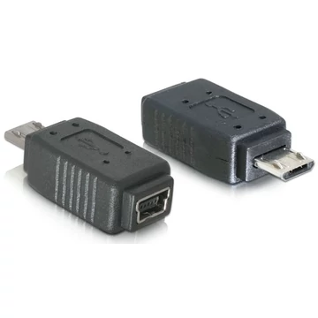 Delock Adapter USB micro-B apa -  mini USB 5pin anya