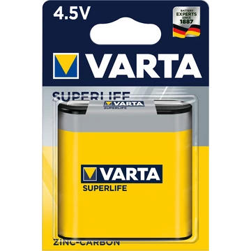Varta Superlife Féltartós Lapos Elem 4,5V 3R12