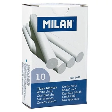 Milan fehér kréta 10 db-os kiszerelésben