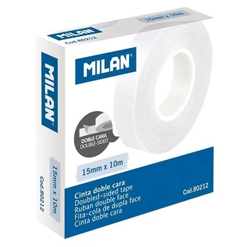 Milan kétoldalas ragasztószalag 15mmx10m