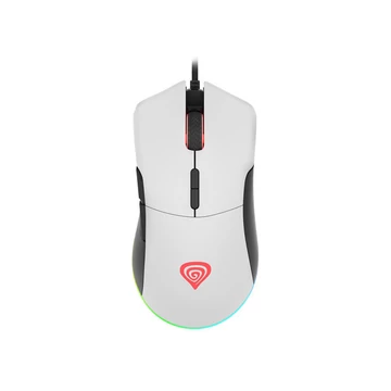 Genesis Krypton 290 Gamer egér 6400 DPI RGB fehér