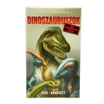 Dinoszauruszok kvartett kártya