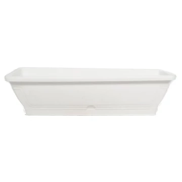 Virágláda+tálca 60cm fehér