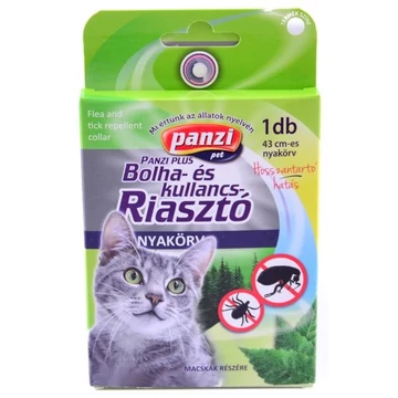 Bolha és kullancsriasztó nyakörv 43cm 304236