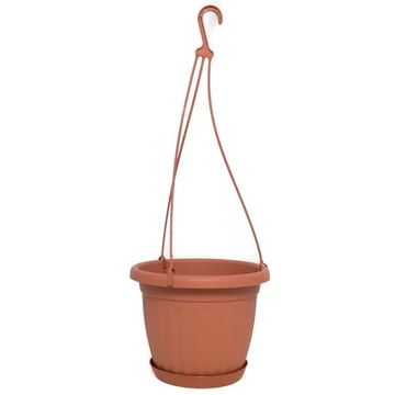Kaspó 26cm terra