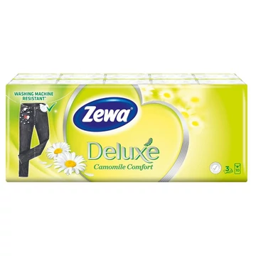 Zewa deluxe papírzsebkendő kamilla 10x10db