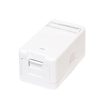 Logilink Keystone Surface Outlet 1 Port white, PrimeLine