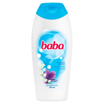 Baba tusfürdő gyöngyvirág &amp; viola 400ml