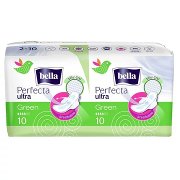 Bella egészségügyi betét perfecta green 10+10db