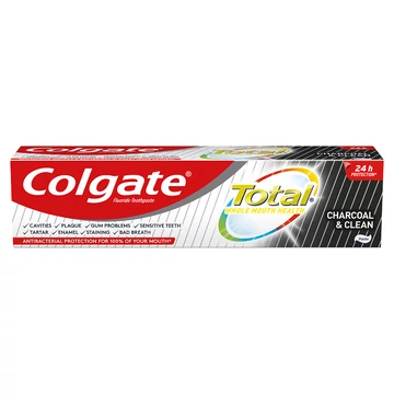 Colgate Total Charcoal&Clean fogkrém 75ml