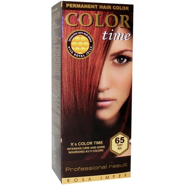 Color Time tűzvörös hajfesték 65