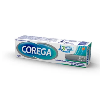 Corega erős ízmentes műfogsor rögzítő 40g