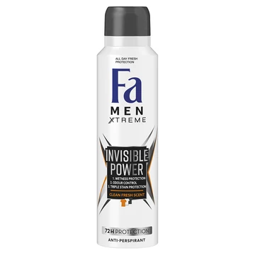 Fa Xtreme Invisible Power izzadásgátló deospray 150ml spray dezodor