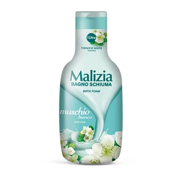 Malizia fehér pézsma habfürdő 1L
