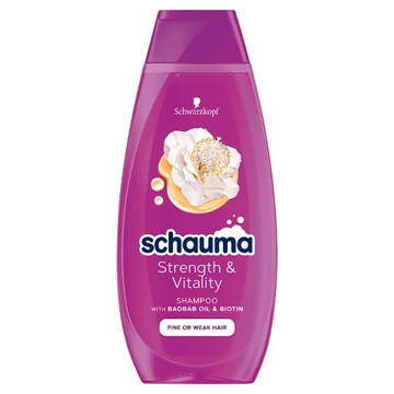 Schauma sampon strength & vitality 400ml