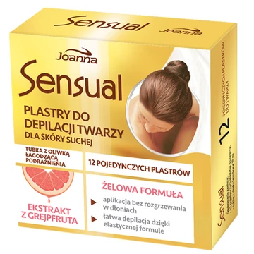 Sensual szőrtelenítő szalag arcra grapefuit + nuygtató olaj