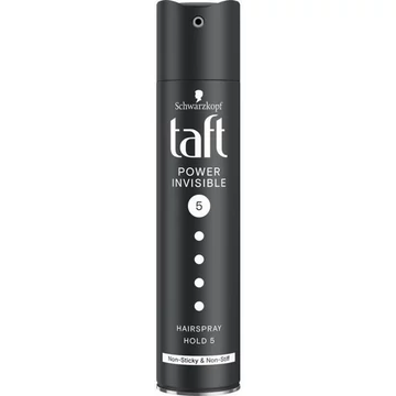 Taft hajlakk power invisible fekete-fehér mega strong 5 250ml