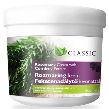 UW rozmaring krém feketenadálytő kivonattal 500ml
