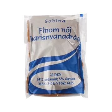 Sabina finom női harisnyanadrág 20den 3/4