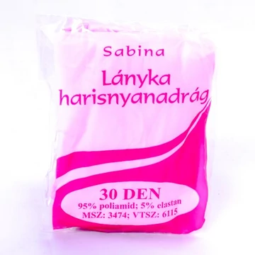 Sabina lányka harisnyanadrág 30den