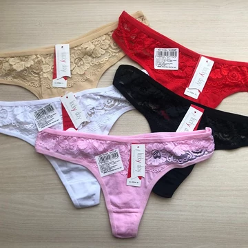 Lycra csipkés női tanga