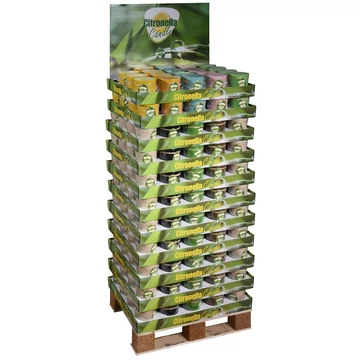 Citronella gyertya üvegpohárban többféle változatban 420001020