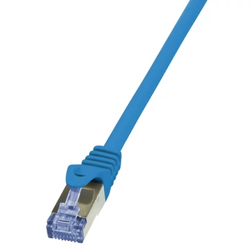 LogiLink CAT6A S/FTP Patch Cable PrimeLine AWG26 PIMF LSZH blue 5,00m