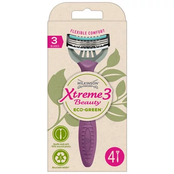 Wilkinson Extreme3 eco-green eldobható borotva 4db