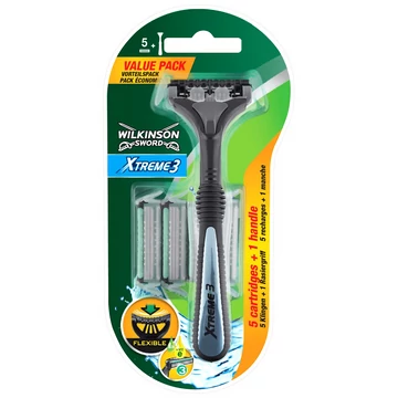 Wilkinson Xtreme3 hybrid férfi borotva + 5db betét
