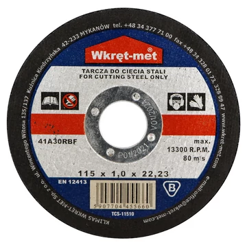 Vágókorong fémhez 115x1,0 41A30RBF 5205274