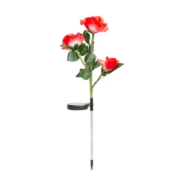 LED-es rózsa szolárlámpa 70cm 2db 11723 Garden of eden