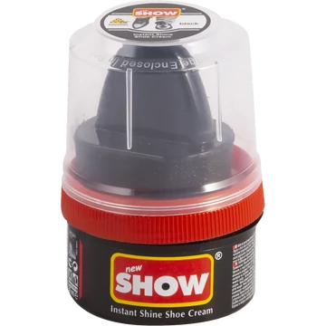 Show fekete cipőápoló krém szivaccsal 50ml