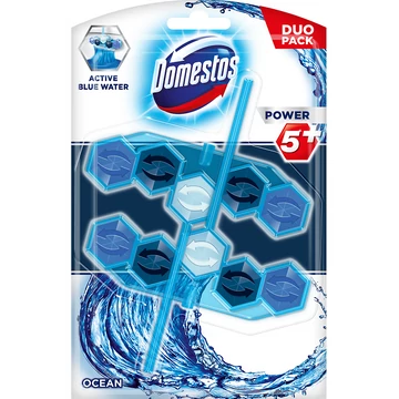 Domestos power5+ ocean WC-rúd WC illatosító 2x53g