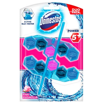 Domestos pink magnolia power5+ WC-rúd WC illatosító 2x53g