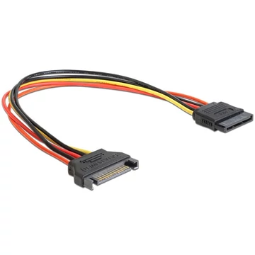 Delock SATA 15 Pin apa > SATA 15 Pin anya hosszabbító tápkábel, 30 cm