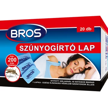 Bros szúnyogirtó utántöltő lapka 20db
