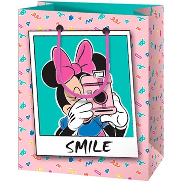 Minnie Egér közepes méretű ajándéktáska 18x23x10cm-es