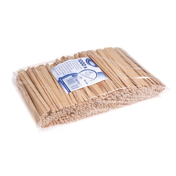Eldobható fa kávékeverő pálcika 14cm 1000db 66723