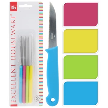 Excellent Houseware késkészlet 4db többféle színben C80201650