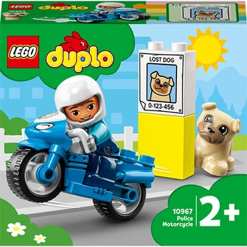 LEGO® DUPLO®: Rendőrségi motorkerékpár (10967)