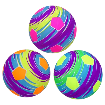 Játék labda 22 cm neon spirálmintás többféle 71983
