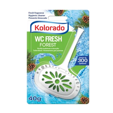 Kolorado "Fresh" fenyő illatú kosaras toalett block 40g